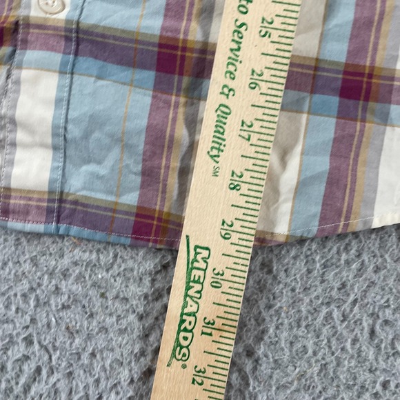 Patagonia Shirt Mens Large Blue "Go To" Hiking Trail Plaid Hipster 52690 Outdoor - Picture 8 of 10